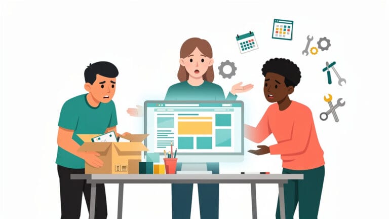 Small nonprofit team managing website maintenance amid staff turnover